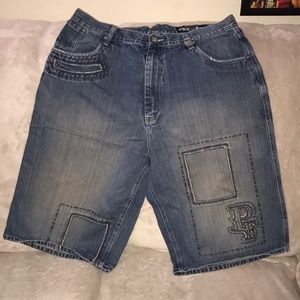 Phat farm waist 36 vintage jean shorts distressed 💕